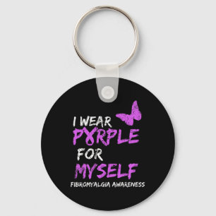 Porte-clés Conscience Je Porte Le Violet Pour Moi-Même 1