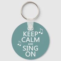 Conserver le calme et chanter - toutes les couleur