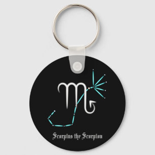 Porte-clés constellation du zodiaque Scorpion