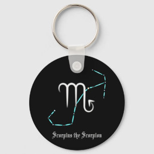 Porte-clés constellation du zodiaque Scorpion