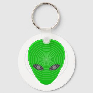 Porte-clés Contrôle mental de la tête de l'Alien
