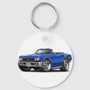 Porte-clés Convertible 1966 bleu de Chevelle