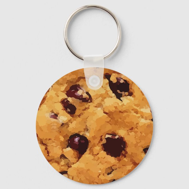 Porte-clés cookie de puce Choc (Recto)