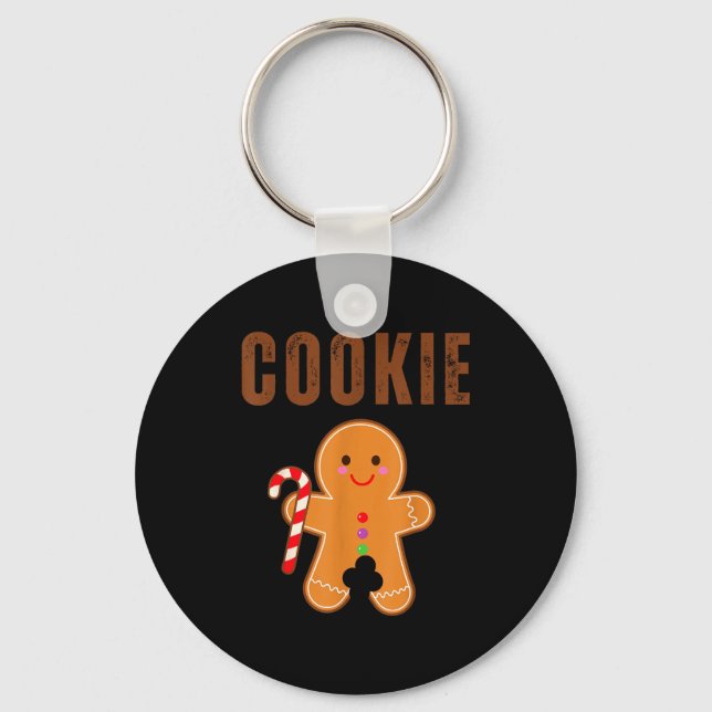Porte-clés Cookie Eater Funny Christmas Couples Matching  (Recto)