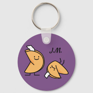 Porte-clés cookie Fortune croustillant dessert chinois doux c