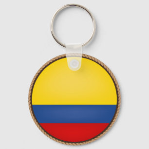 Porte-clés Cool Colombia Flag Seal