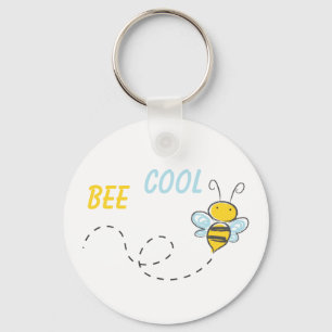 Porte-clés Cool d'abeilles personnalisé