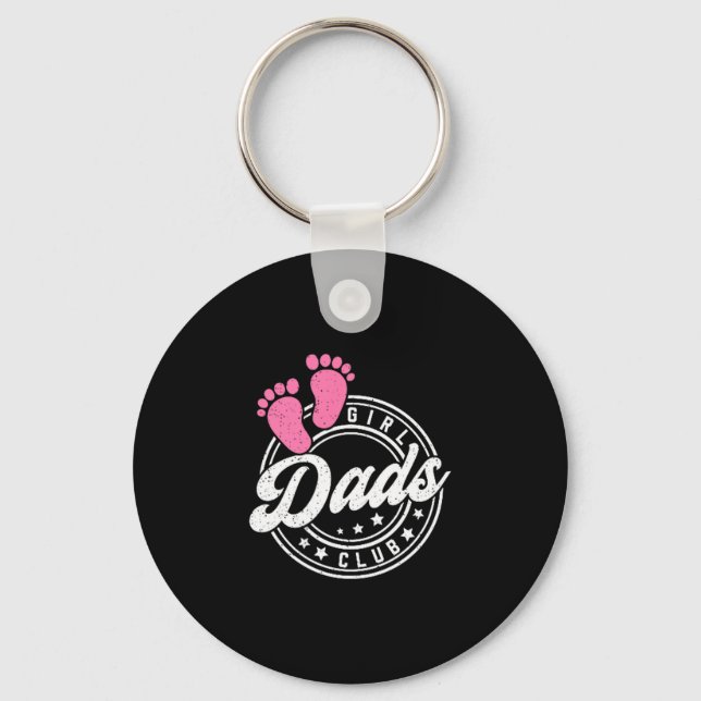 Porte-clés Cool Dads Club Father's Day From Daughter Funny Da (Recto)