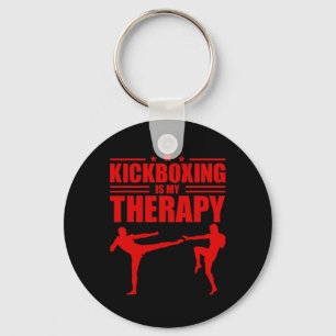 Porte-clés Cool Kickboxing pour hommes femmes Exercice de kic