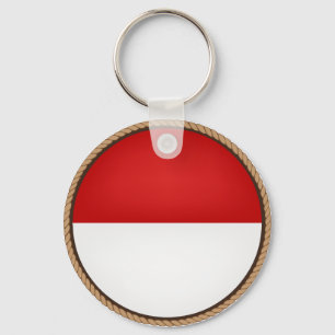 Porte-clés Cool Monaco Flag Seal