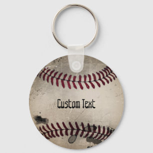 Porte-clés Cool personnalisé Vintage Grunge Baseball