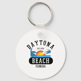 Porte-clés Cool rétro Daytona Beach Mens Femens Florida Beach