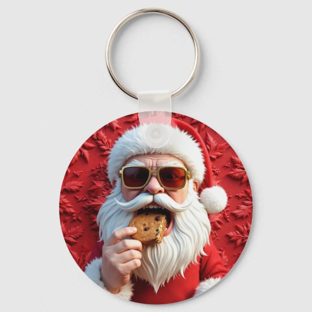 Porte-clés Cool Santa Claus (Recto)