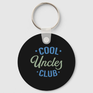 Porte-clés Cool Uncles Club Meilleur Oncle Jamais Drôle Poche