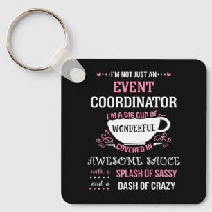 Porte-clés Coordonnatrice de l'événement Merveilleux Sassy