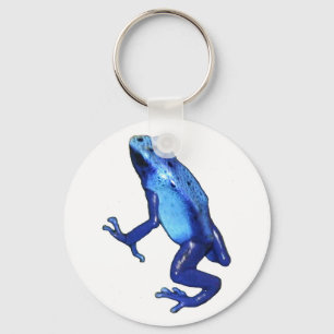 Porte-clés copie de grenouille bleue