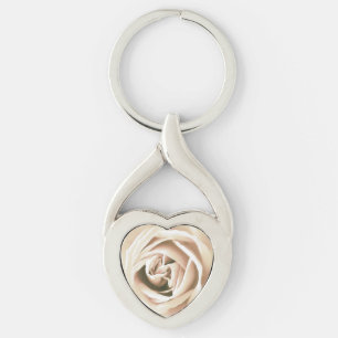 Porte-clés Copie de rose blanc