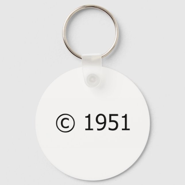 Porte-clés Copyright 1951 (Recto)