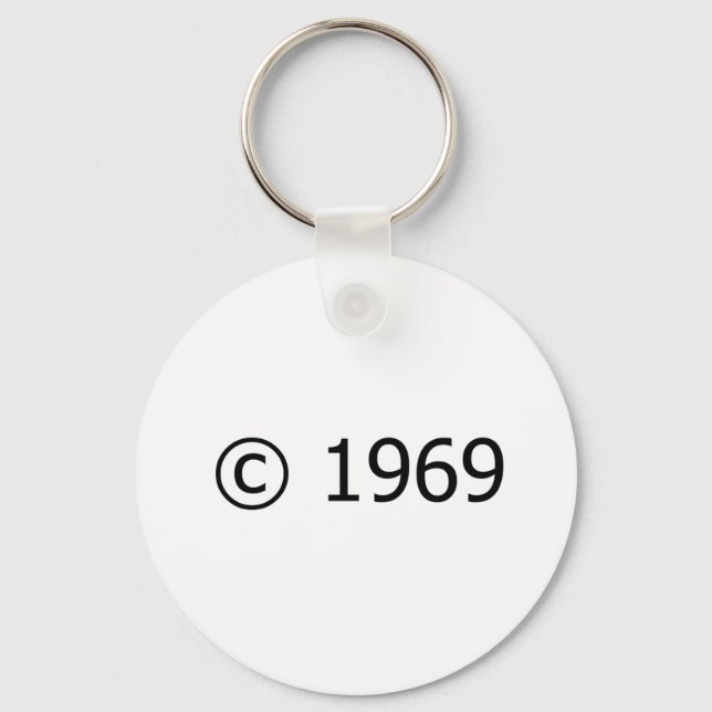 Porte-clés Copyright 1969 (Recto)