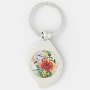 Porte-clés Coquelicots