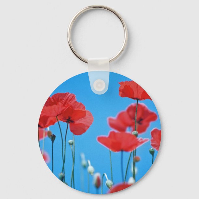 Porte-clés Coquelicots de Provence (Recto)