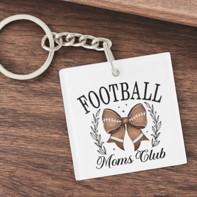 Porte-clés Coquette Jour de football Moms Club (Créateur téléchargé)