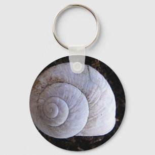 Porte-clés Coquille d'escargot cool