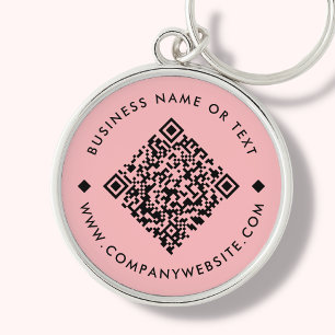 Porte-clés Corail Porte - clé de code QR personnalisé profe
