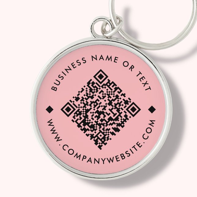 Porte-clés Corail | Porte - clé de code QR personnalisé profe (Créateur téléchargé)