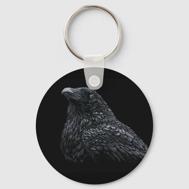 Porte-clés Corbeau (Recto)