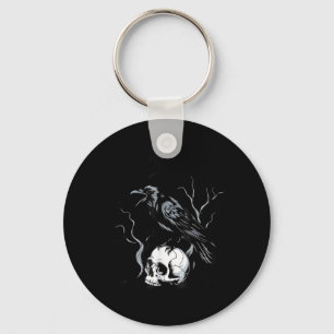 Porte-clés Corbeau F-Caw-F Oiseau Drôle Dicton Humour Mème Co
