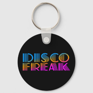 Porte-clés COREY TIGER Années 80 RÉTRO DISCO FREAK MULTICOULE