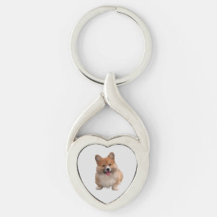 Porte-clés Corgi gallois mignon Porte - clé de coeur