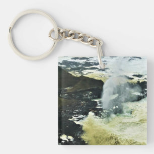 Porte-clés Corne de Spouting, cape Perpetua, Oregon Coast