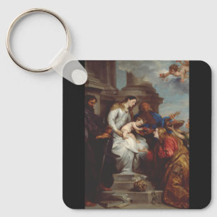Porte-clés Coronation de Saint Rosalia par Anthony van Dyck