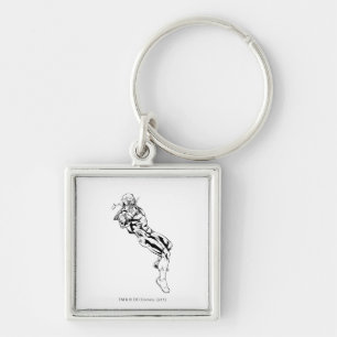 Porte-clés Corps rouges de lanterne - rage se penchant 3