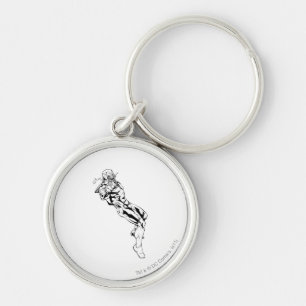 Porte-clés Corps rouges de lanterne - rage se penchant 3