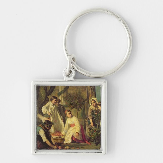 Porte-clés Corpus Christi, 1855 (Devant)