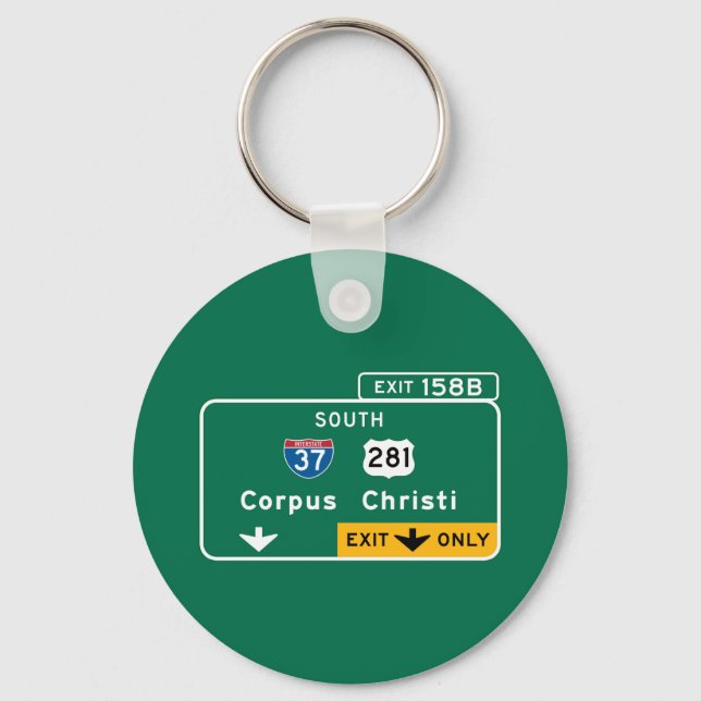 Porte-clés Corpus Christi, TX (Recto)