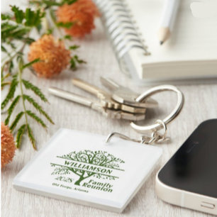 Porte-clés Correspondance d'arborescence généalogique de la f