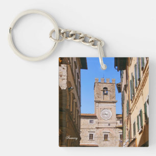 Porte-clés Cortona. L'Italie. La Toscane
