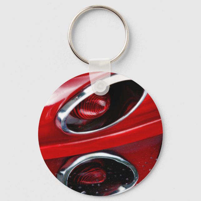 Porte-clés Corvette rouge Stingray (Recto)