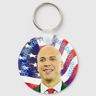 Porte-clés Cory Booker pour le pare-chocs de l'élection prési