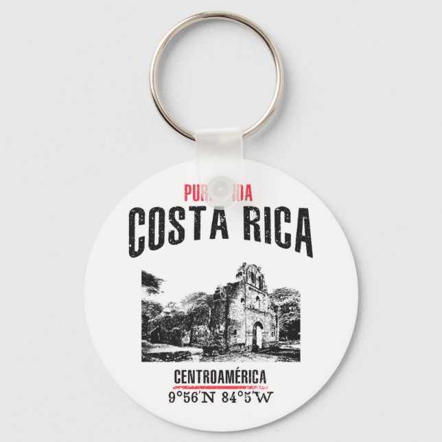 Porte-clés Costa Rica (Recto)