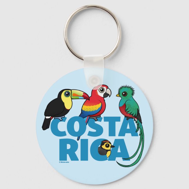 Porte-clés Costa Rica Birdable (Recto)