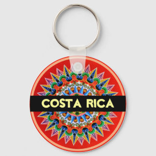 Porte-clés Costa Rica coloré