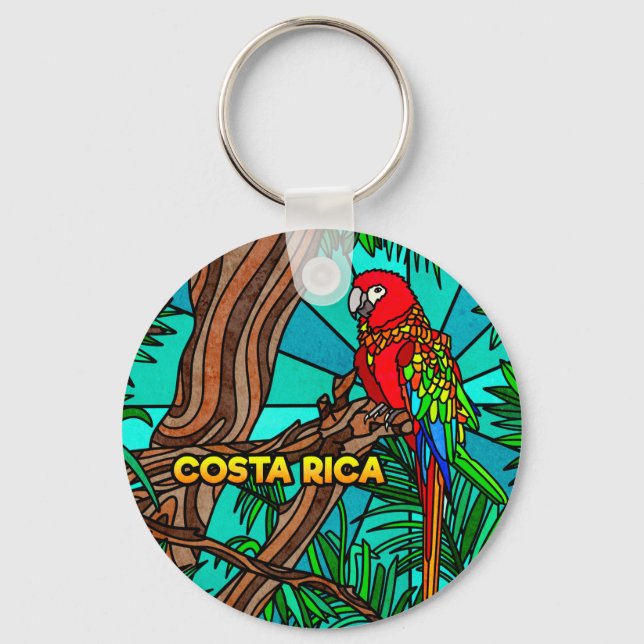 Porte-clés Costa Rica Parrot (Recto)