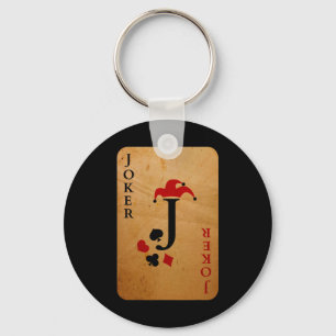Porte-clés Costume Carte Joker Halloween Deck De Cartes
