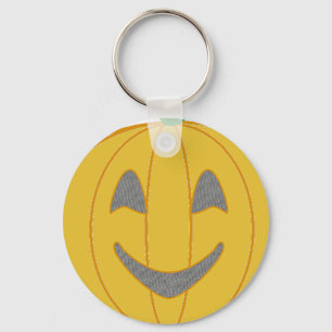 Porte-clés Costume Citrouille gai Design Halloween Orange