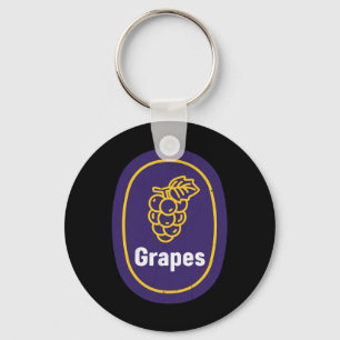 Porte-clés Costume d'autocollant de raisins Enfants Raisins C